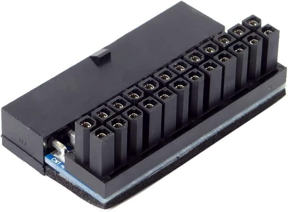 ATX 24-Pin 90° адаптер – женски към мъжки, дясноъгълен | eHUB.bg