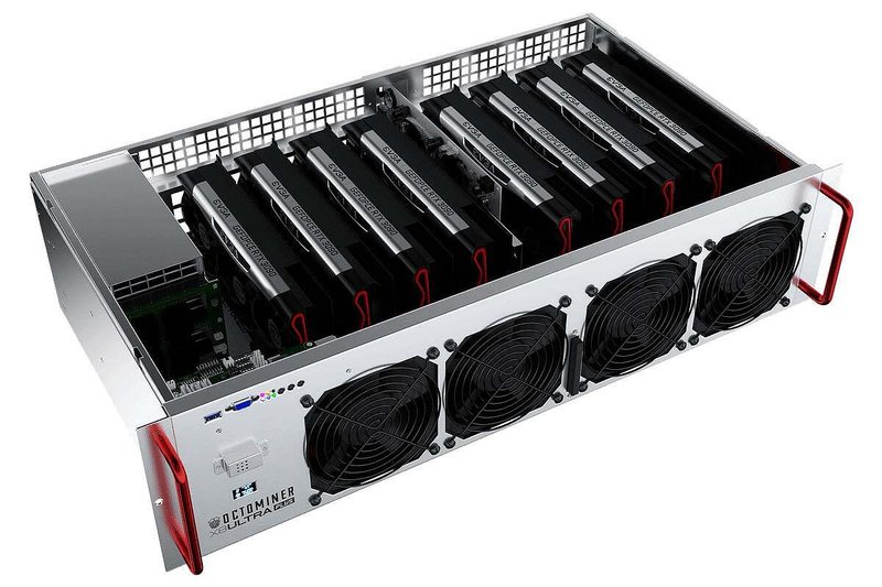 Octominer X8 Ultra PLUS GPU Mining Case